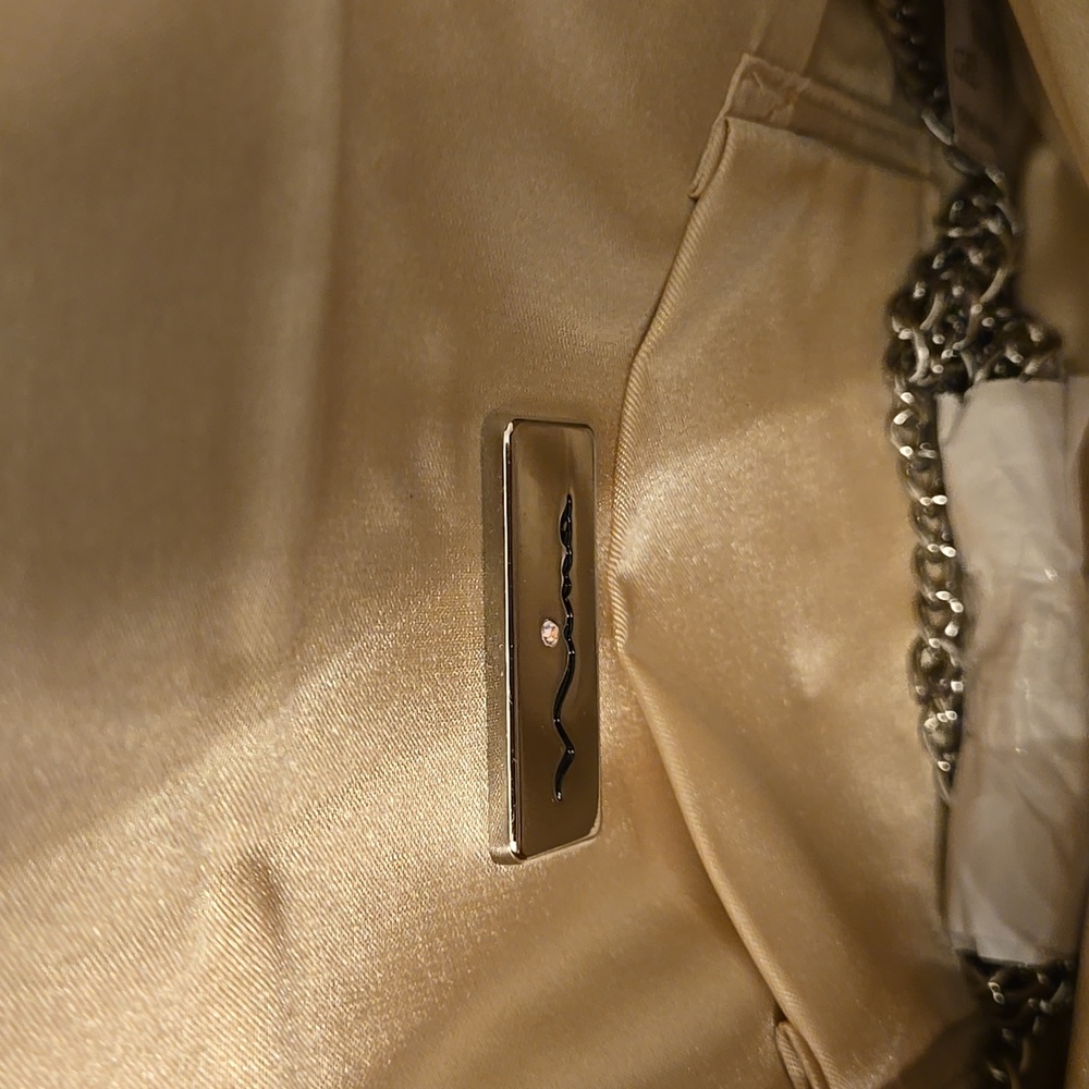 Nina Rose Gold And Silver Elegant Clutch - Picture 15 of 17
